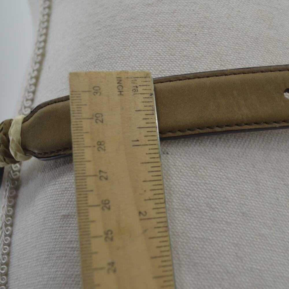 3D Western Brown Leather Belt Cowgirl Size 32 Heart Conchos - Picture 10 of 11